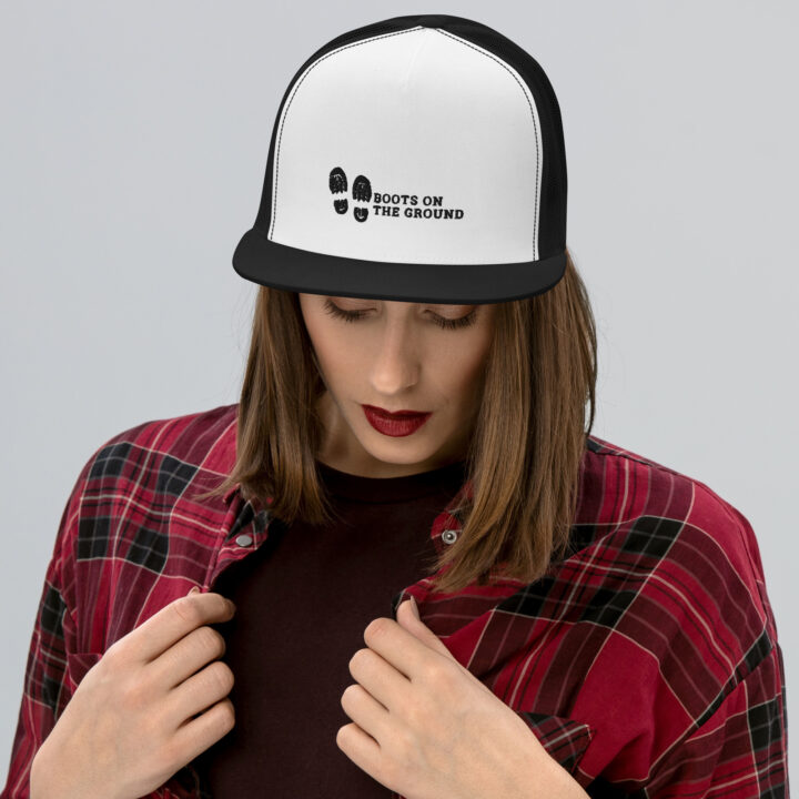 Boots on the Ground - Embroidered Trucker Cap - Image 4