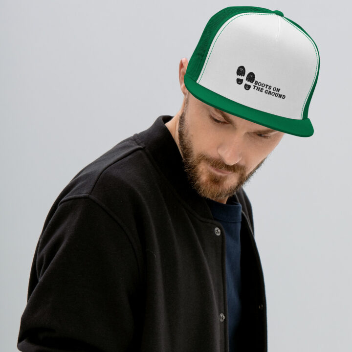 Boots on the Ground - Embroidered Trucker Cap - Image 10