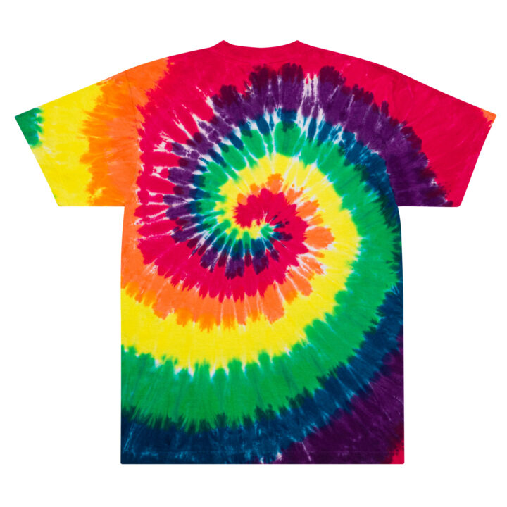 Army of Light Galactic Division - Embroidered Oversized Tie-dye T-shirt - Image 8