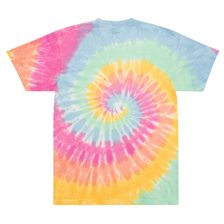 Army of Light Galactic Division - Embroidered Oversized Tie-dye T-shirt - Image 6