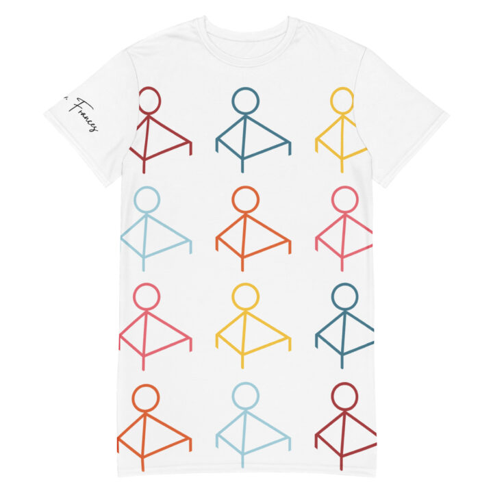 Crete Ascension Symbol - T-shirt Dress - Image 4