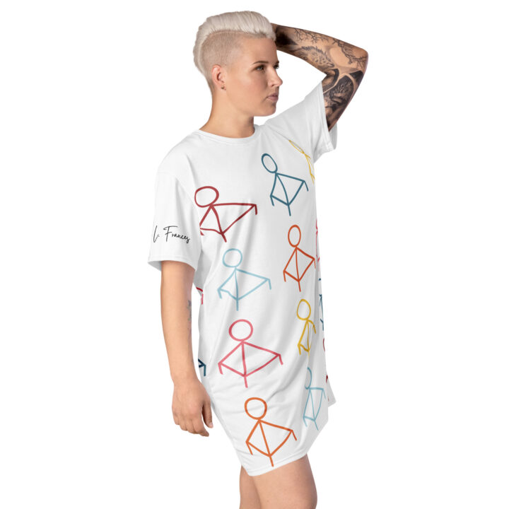 Crete Ascension Symbol - T-shirt Dress - Image 2