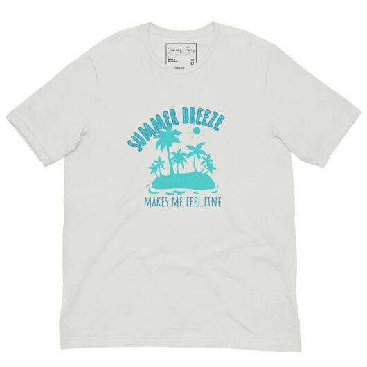 Summer Breeze in Turquoise - Unisex T-shirt