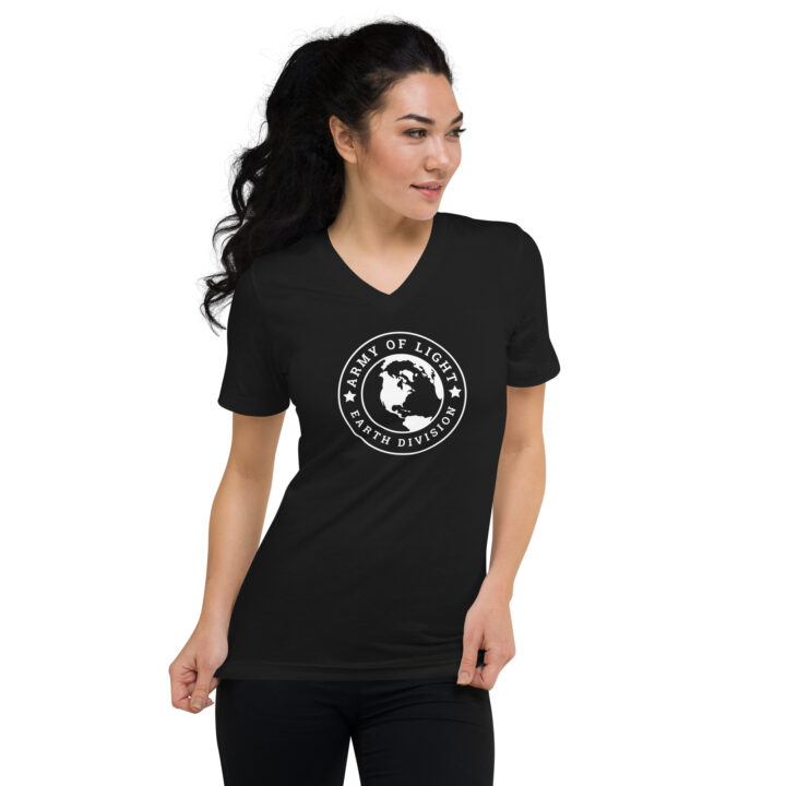 Army of Light Americas - Unisex Short Sleeve V-Neck T-Shirt